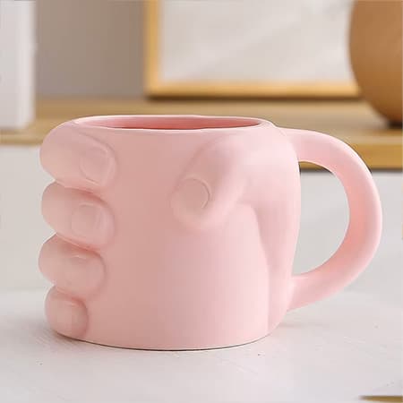 Creative Shapes Porcelain Tea Cup-image