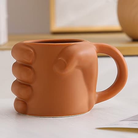 Creative Shapes Porcelain Tea Cup-image