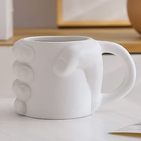 Creative Shapes Porcelain Tea Cup-image