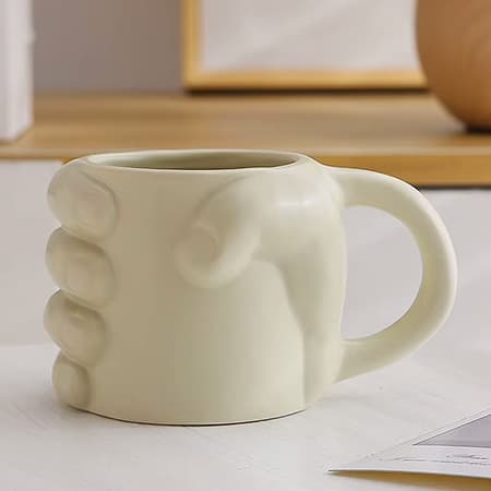 Creative Shapes Porcelain Tea Cup-image