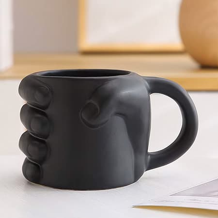 Creative Shapes Porcelain Tea Cup-image