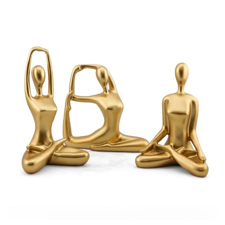 yoga lady statue décor-image