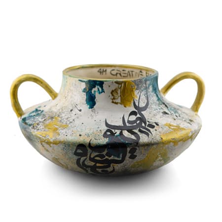 Arabic letters vases -image